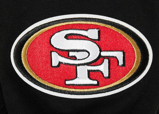 Pro Standard San Francisco 49ers Wingspan Drop Shoulder Black Hoody