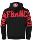 Pro Standard San Francisco 49ers Wingspan Drop Shoulder Black Hoody