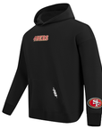 Pro Standard San Francisco 49ers Wingspan Drop Shoulder Black Hoody