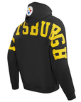 Pro Standard Pittsburgh Steelers Wingspan Drop Shoulder Black Hoody