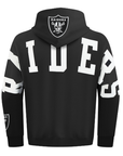 Pro Standard Las Vegas Raiders Wingspan Drop Shoulder Black Hoody