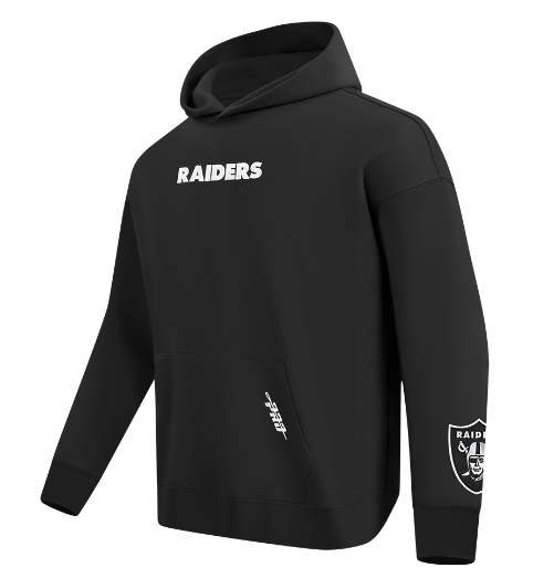Pro Standard Las Vegas Raiders Wingspan Drop Shoulder Black Hoody