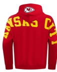 Pro Standard Kansas City Chiefs Wingspan Drop Shoulder Red Hoody