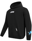 Pro Standard Detroit Lions Wingspan Drop Shoulder Black Hoody