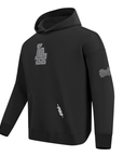 Pro Standard Los Angeles Dodgers Reverse French Terry Drop Shoulder Black Hoody