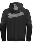 Pro Standard Los Angeles Dodgers Reverse French Terry Drop Shoulder Black Hoody