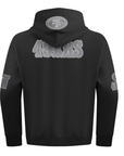 Pro Standard San Francisco 49ers Reverse French Terry Drop Shoulder Black Hoody