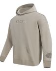 Pro Standard San Francisco 49ers Wingspan Drop Shoulder Taupe Tonal Hoody