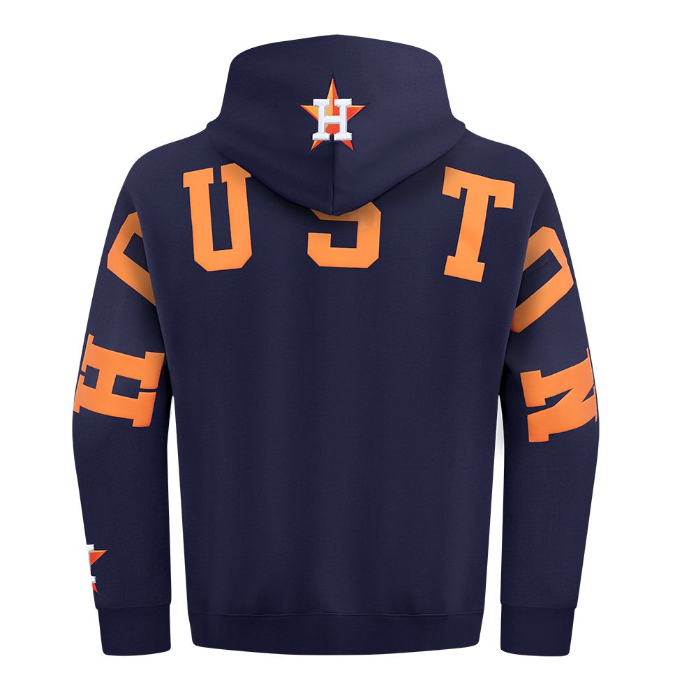 MLB Houston Astros XL フード付きウェア ネイビー Pro Standard Houston Astros Wingspan Drop Shoulder Team Color