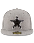 Dallas Cowboys Heather Gray 59Fifty Fitted