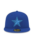 Dallas Cowboys NFL Majestic Blue Tonal 59Fifty Fitted Cap