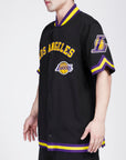 Pro Standard Los Angeles Lakers Classic Warm Up Short Sleeve Jacket
