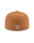 San Francisco 49ers Bronze Peanut 2 Tone Team Wordmark Logo SP 59Fifty Fitted