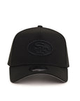 San Francisco 49ers Black On Black 9Forty A-Frame Snapback