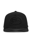 San Francisco 49ers Black On Black 9Fifty A-Frame Snapback