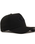 San Francisco 49ers Black On Black 9Forty A-Frame Snapback