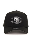 San Francisco 49ers Black On White 9Forty A-Frame Snapback