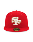 San Francisco 49ers Scarlet Red Candlestick Park Farewell Season SP 59Fifty Fitted
