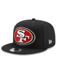 San Francisco 49ers Logo Grand Black MLB 9Fifty Snapback Cap