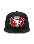 San Francisco 49ers Logo Grand Black MLB 9Fifty Snapback Cap
