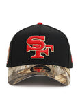 San Francisco 49ers Black Real Tree 40th Anniversary SP 9Forty A-Frame Snapback