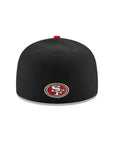 San Francisco 49ers Black Red 2 Tone 40th Anniversary SP 59Fifty Fitted