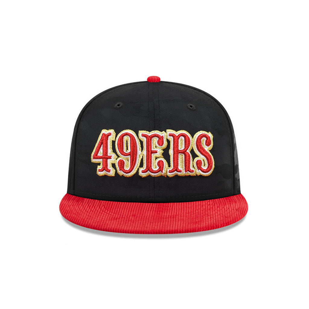 San Francisco 49ers Black Camouflage Scarlet Corduroy 2 Tone  display picture 1