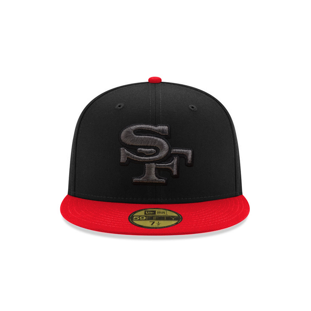 San Francisco 49ers Black Red 2 Tone 40th Anniversary SP 59Fifty