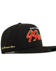 San Francisco 49ers Black Team Script SP 9Fifty A-Frame Snapback