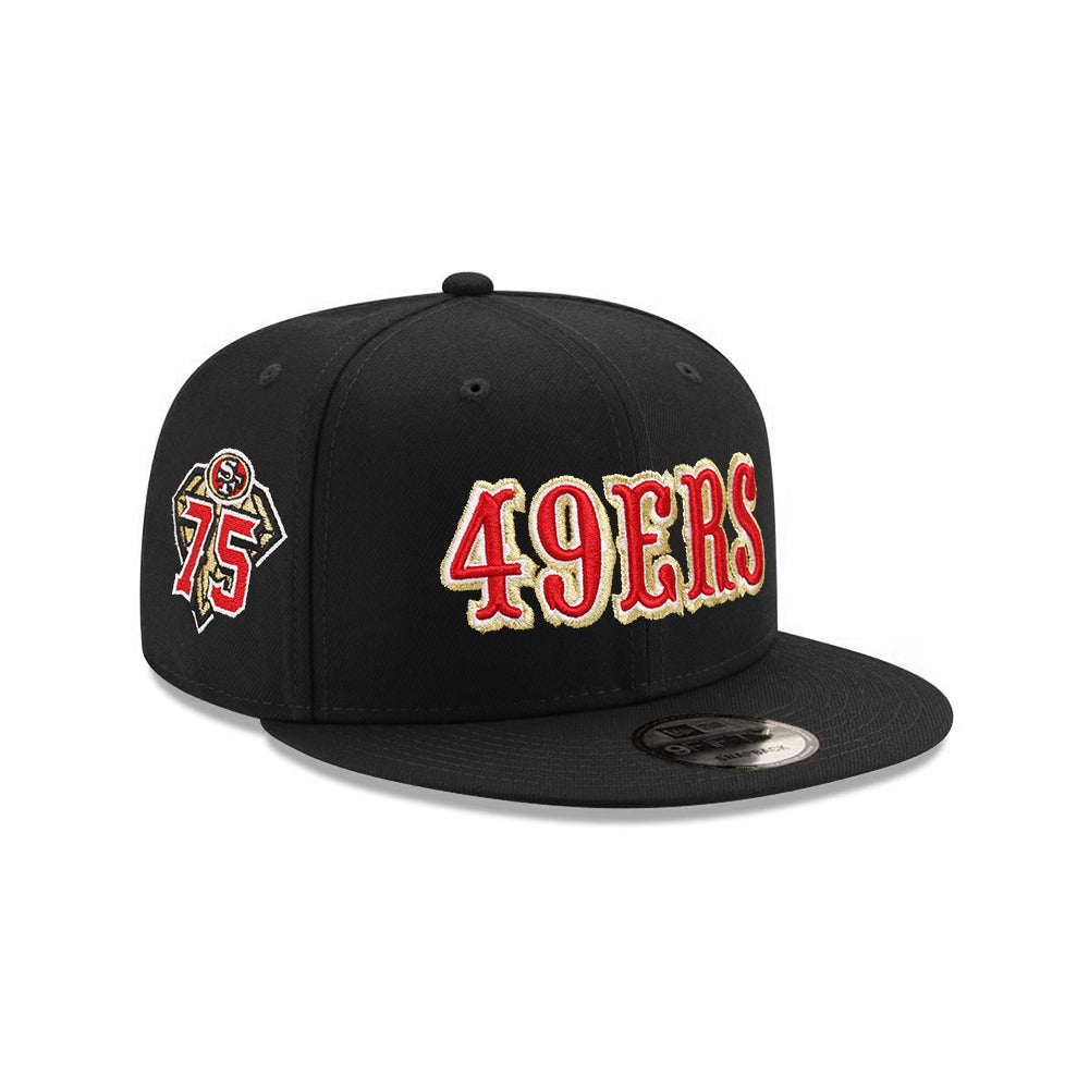 San Francisco 49ers Script Hat Black And Gold 49ers Hat San