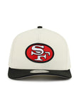 San Francisco 49ers Chrome Black 2 Tone 9Fifty A-Frame Snapback