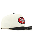 San Francisco 49ers Chrome Black 2 Tone 9Fifty A-Frame Snapback