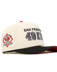 San Francisco 49ers Chrome Black 2 Tone Back To Back Champions SP 9Fifty A-Frame Snapback