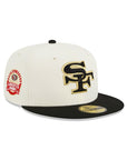 San Francisco 49ers Chrome Black 2 Tone Candlestick Park Farewell Season SP 59Fifty Fitted