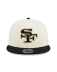 San Francisco 49ers Chrome Black 2 Tone Candlestick Park Farewell Season SP 9Fifty Snapback