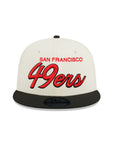 San Francisco 49ers Chrome Black 9Fifty Snapback