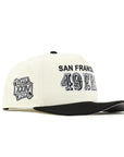San Francisco 49ers Chrome Black 2 Tone Super Bowl XXIV SP 9Fifty A-Frame Snapback