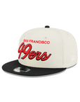 San Francisco 49ers Chrome Black 9Fifty Snapback