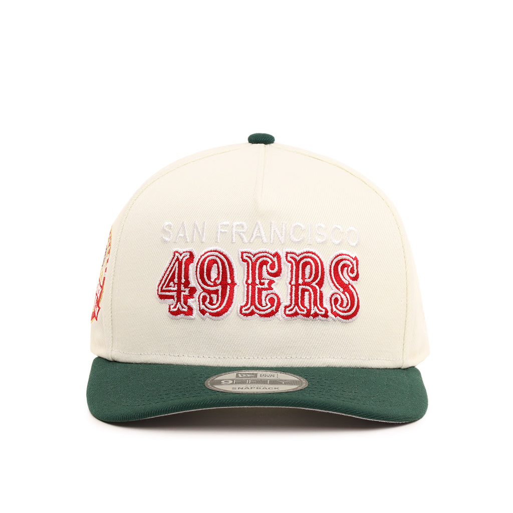 San Francisco 49ers Chrome Green 2 Tone Candlestick Park SP 9Fifty A-Frame Snapback