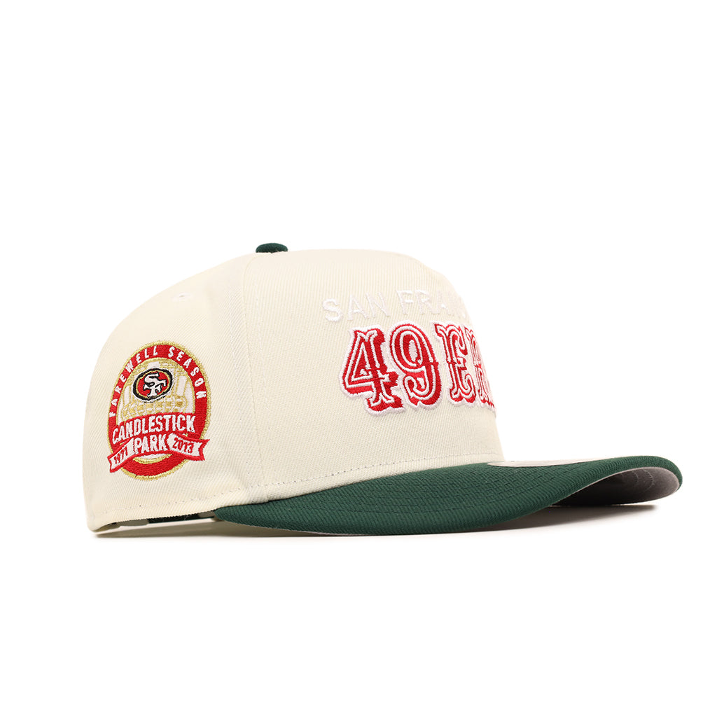 San Francisco 49ers Chrome Green 2 Tone Candlestick Park SP 9Fifty A-Frame Snapback