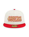 San Francisco 49ers Chrome Red 2 Tone Super Bowl XXIV SP 59Fifty Fitted