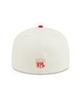 San Francisco 49ers SF Chrome Red 2 Tone 75th Anniversary SP 59Fifty Fitted