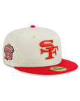 San Francisco 49ers SF Chrome Red 2 Tone 75th Anniversary SP 59Fifty Fitted