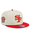 San Francisco 49ers SF Chrome Red 2 Tone 75th Anniversary 9Fifty Snapback