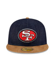 San Francisco 49ers Denim Walnut Corduroy 2 Tone 59Fifty Fitted