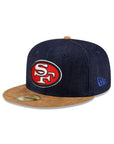 San Francisco 49ers Denim Walnut Corduroy 2 Tone 59Fifty Fitted