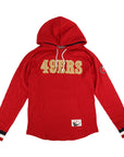 Mitchell & Ness San Francisco 49ers Red Gold Lightweight Pullover Hoodie