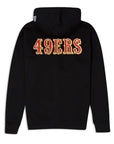 New Era San Francisco 49ers Black Back Shot Hood
