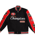 San Francisco 49ers Five-Time Super Bowl Champions Reversible Jacket