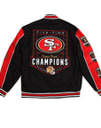 San Francisco 49ers Five-Time Super Bowl Champions Reversible Jacket
